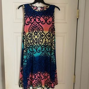 Sleeveless Knee Length Dress